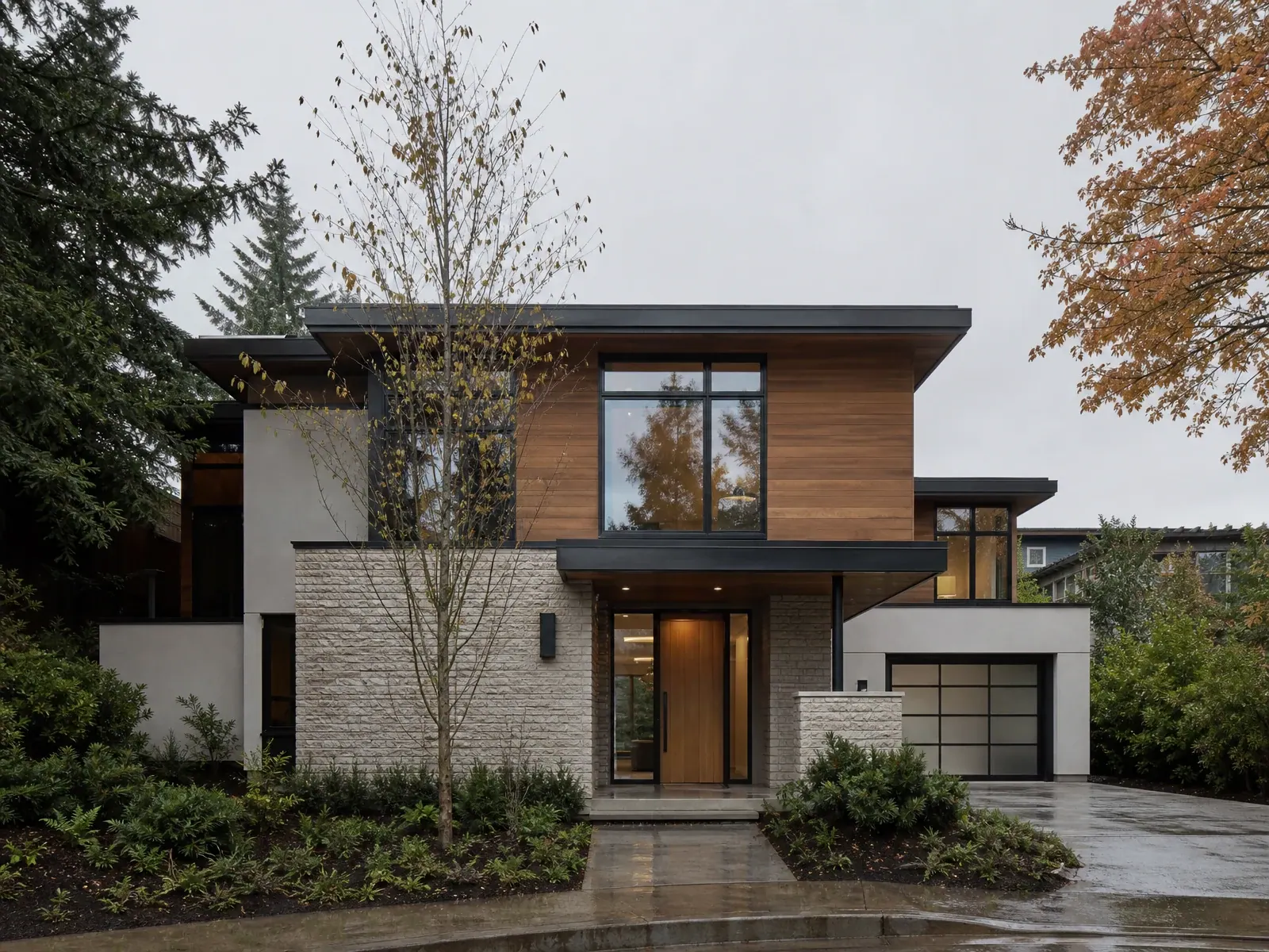 Contemporary Eastside home in Pacific Northwest weather Contemporary Eastside home in Pacific Northwest weather